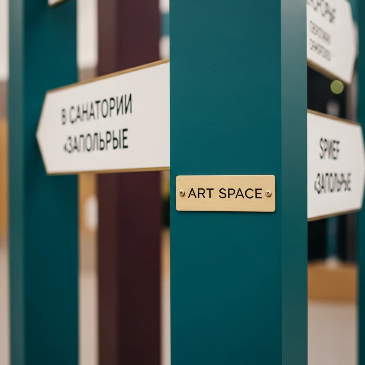 Аренда Таблички указатели в санатории «Заполярье» — ART SPACE