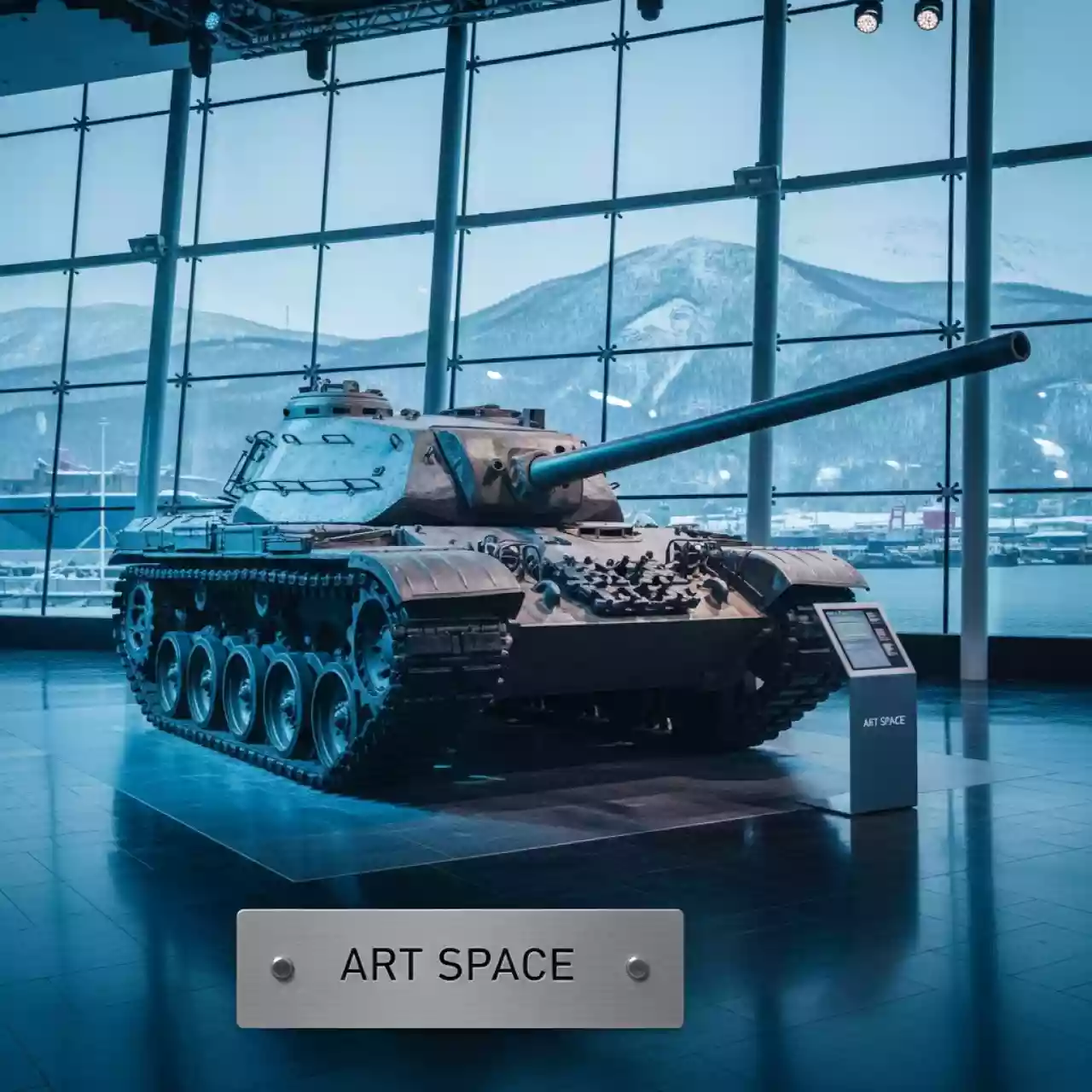 Аренда Танк гусеничный в зале «Чайка» (Морпорт) — ART SPACE