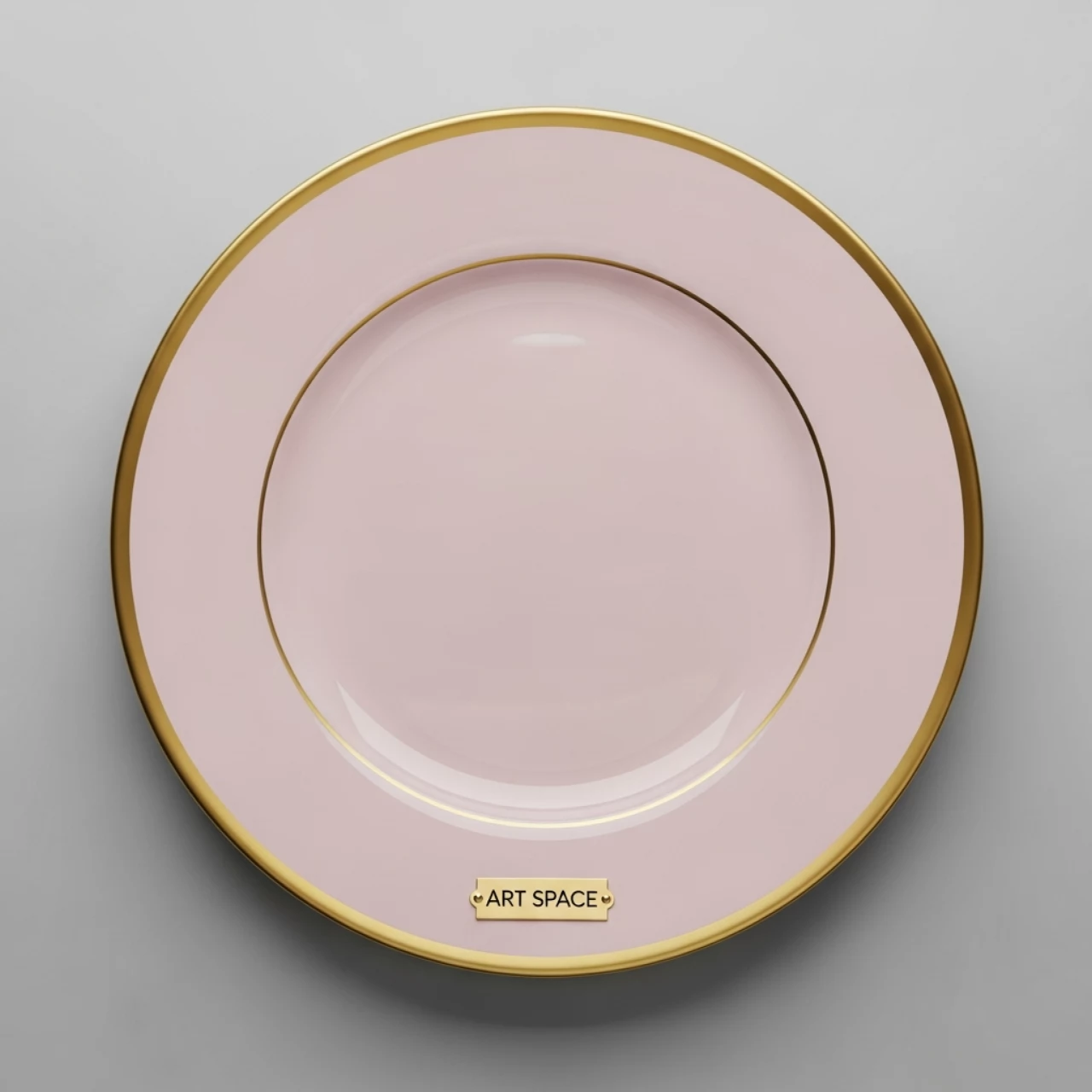Аренда Тарелочка для комплимента Беладонна розовая с золотой каймой диаметр 85 мм высота 25 мм в Cosmos Sochi Hotel — ART SPACE