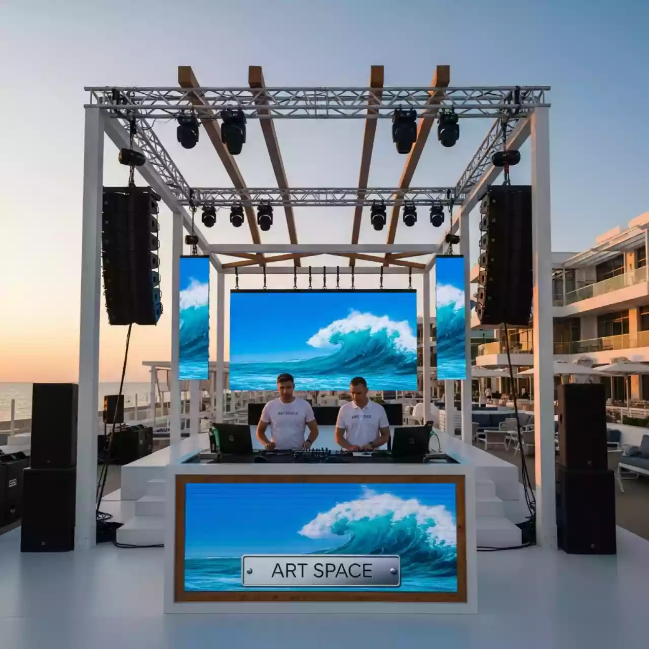 Аренда Технический партнер мероприятий на пляже «Маяк» — ART SPACE