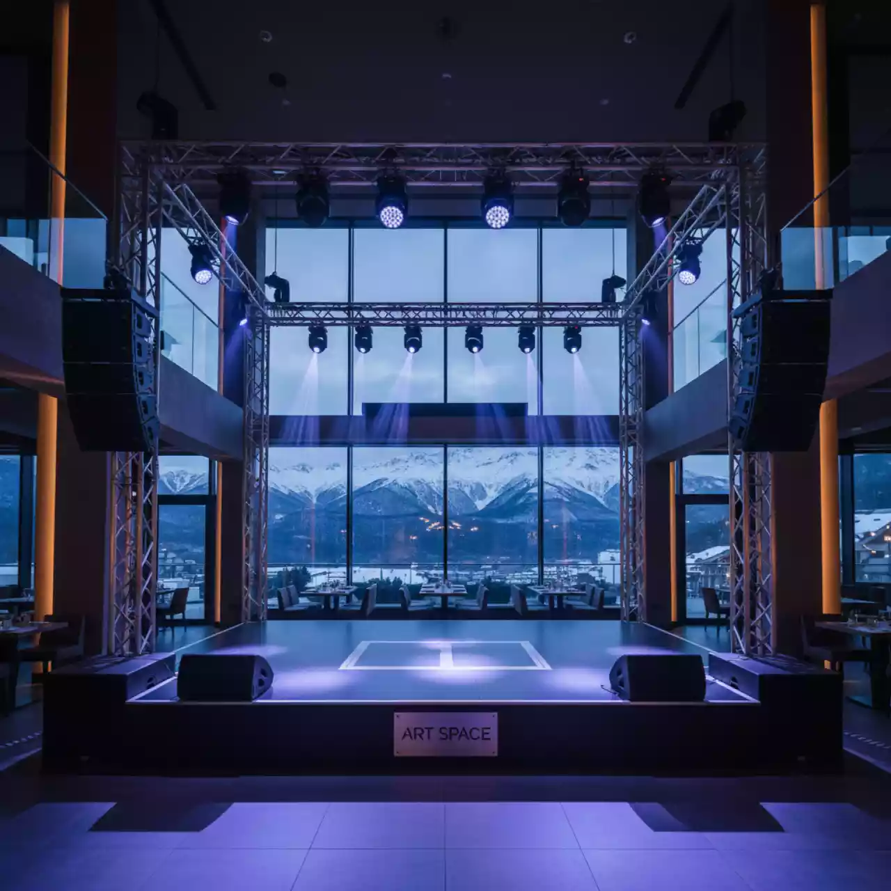 Аренда Технический райдер Ирины Дубцовой и Лёши Свика в ресторане Шале Березка — ART SPACE