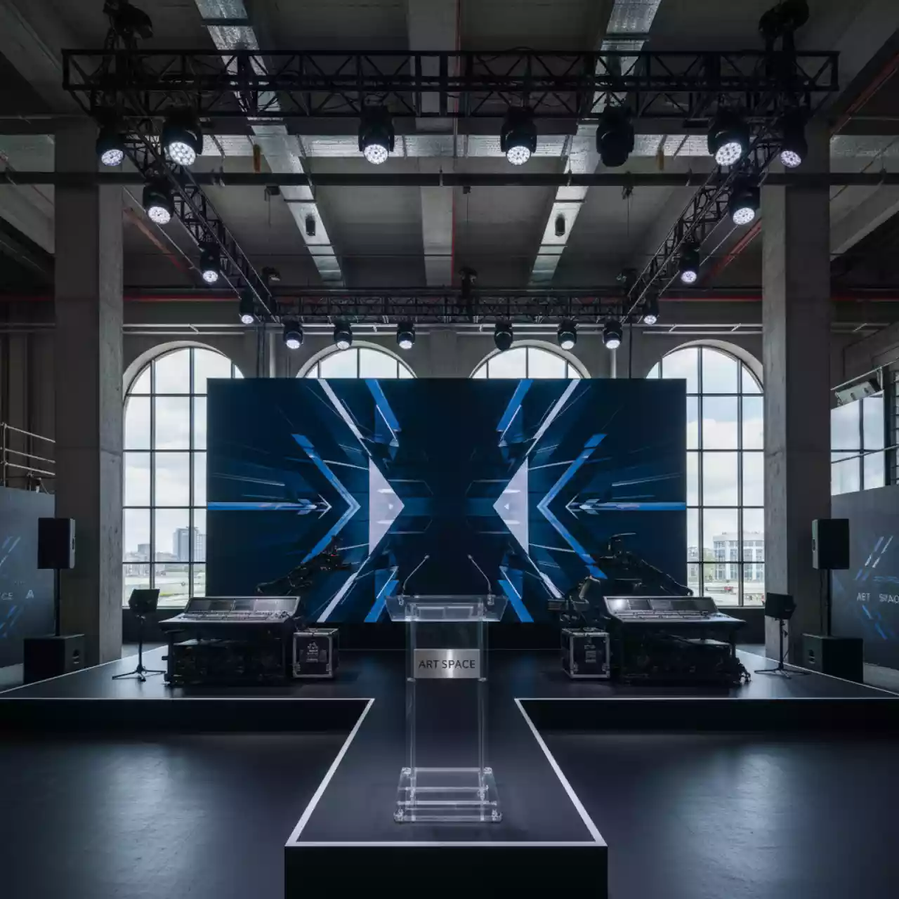 Аренда Техническое обеспечение мероприятий в Сириус Арене — ART SPACE