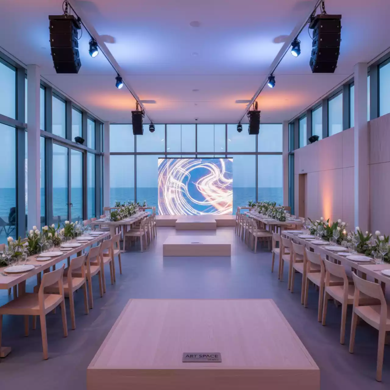 Аренда Техническое обеспечение мероприятия комплексное в пляжном клубе Del Mar — ART SPACE