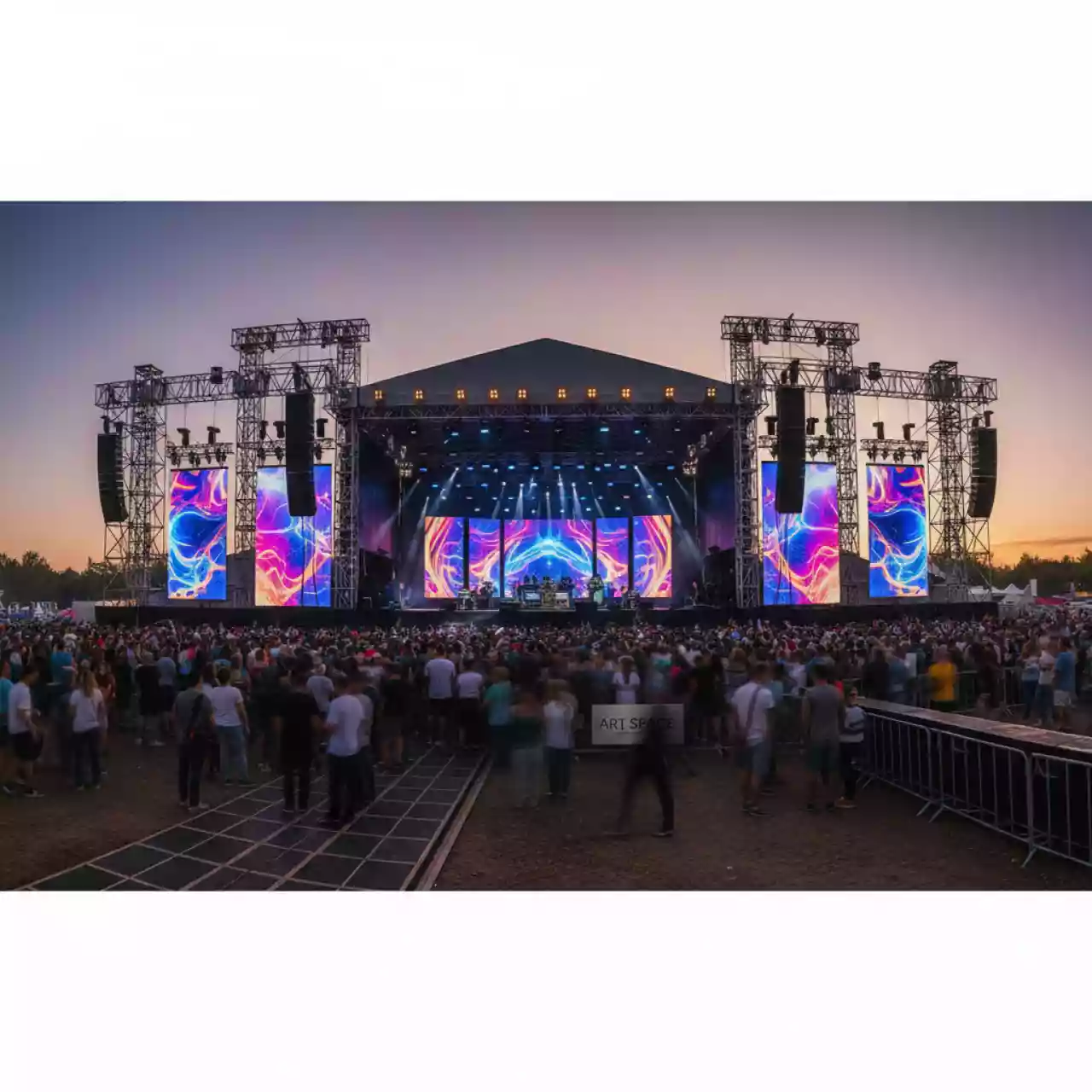 Аренда Техническое оснащение площадок на фестивале Видфест в санатории «Черноморье» — ART SPACE