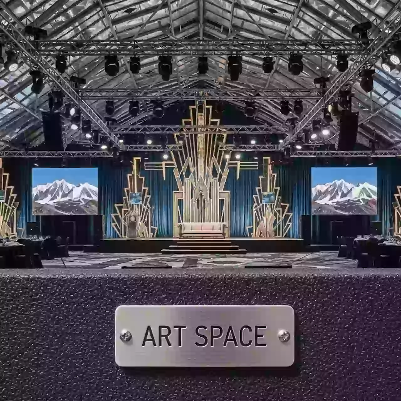 Аренда Техническое оснащение выпускного в Кембриджской международной школе на площадке Rosa Peak (2320м) — ART SPACE