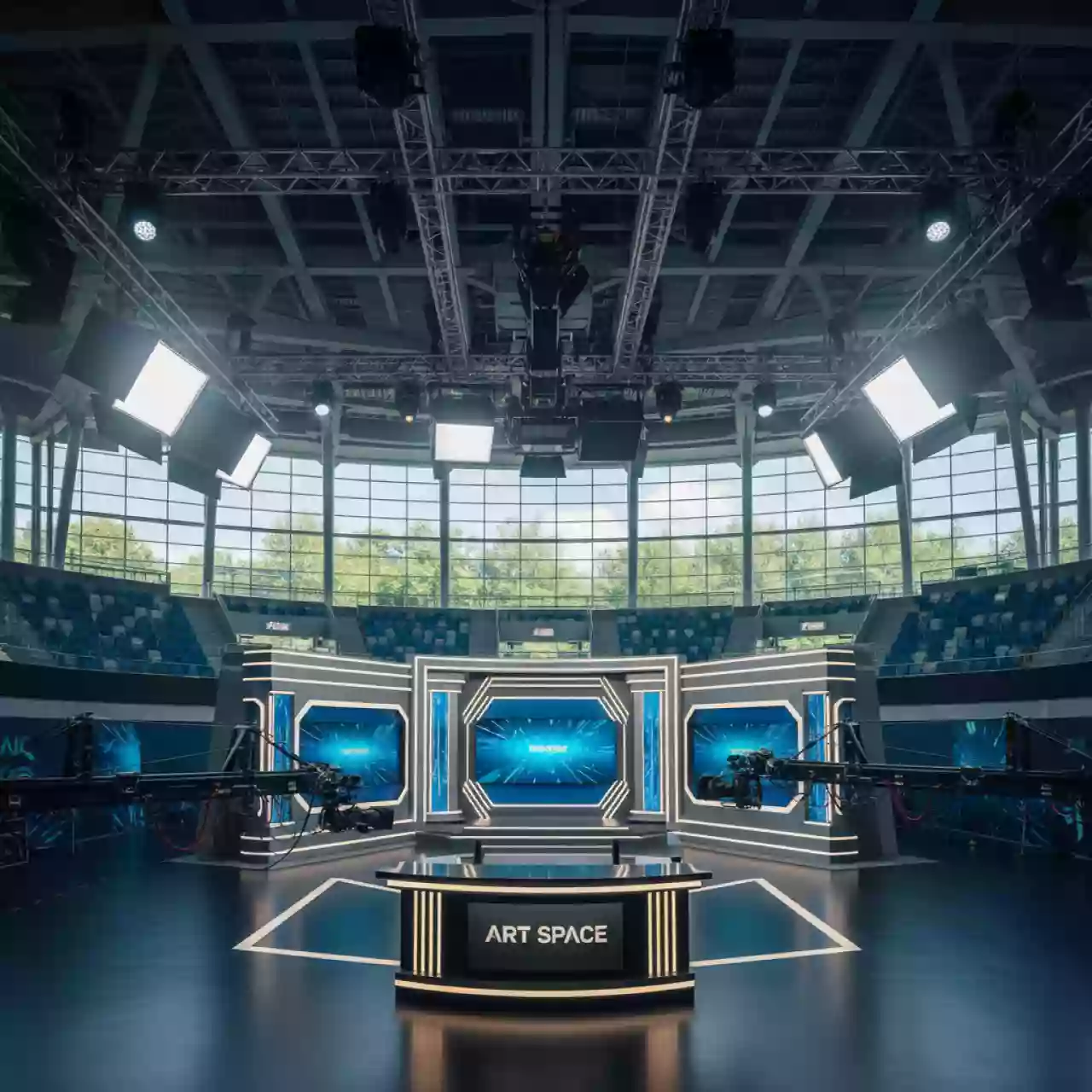 Аренда Телесъемки первого городского телеканала в Ледовом дворце «Айсберг» — ART SPACE