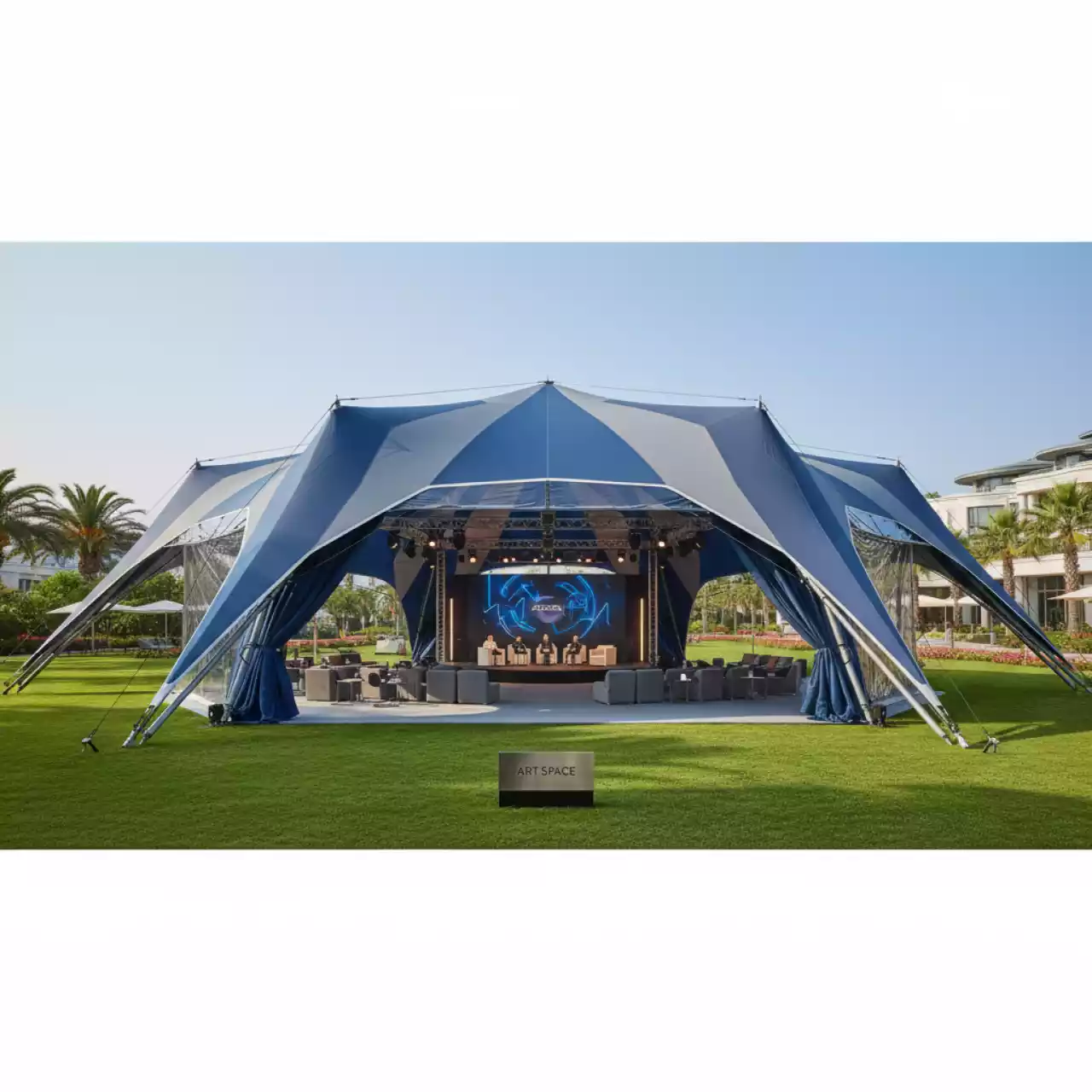 Аренда Тент Кайт 6х36 в Rodina Grand Hotel & SPA — ART SPACE