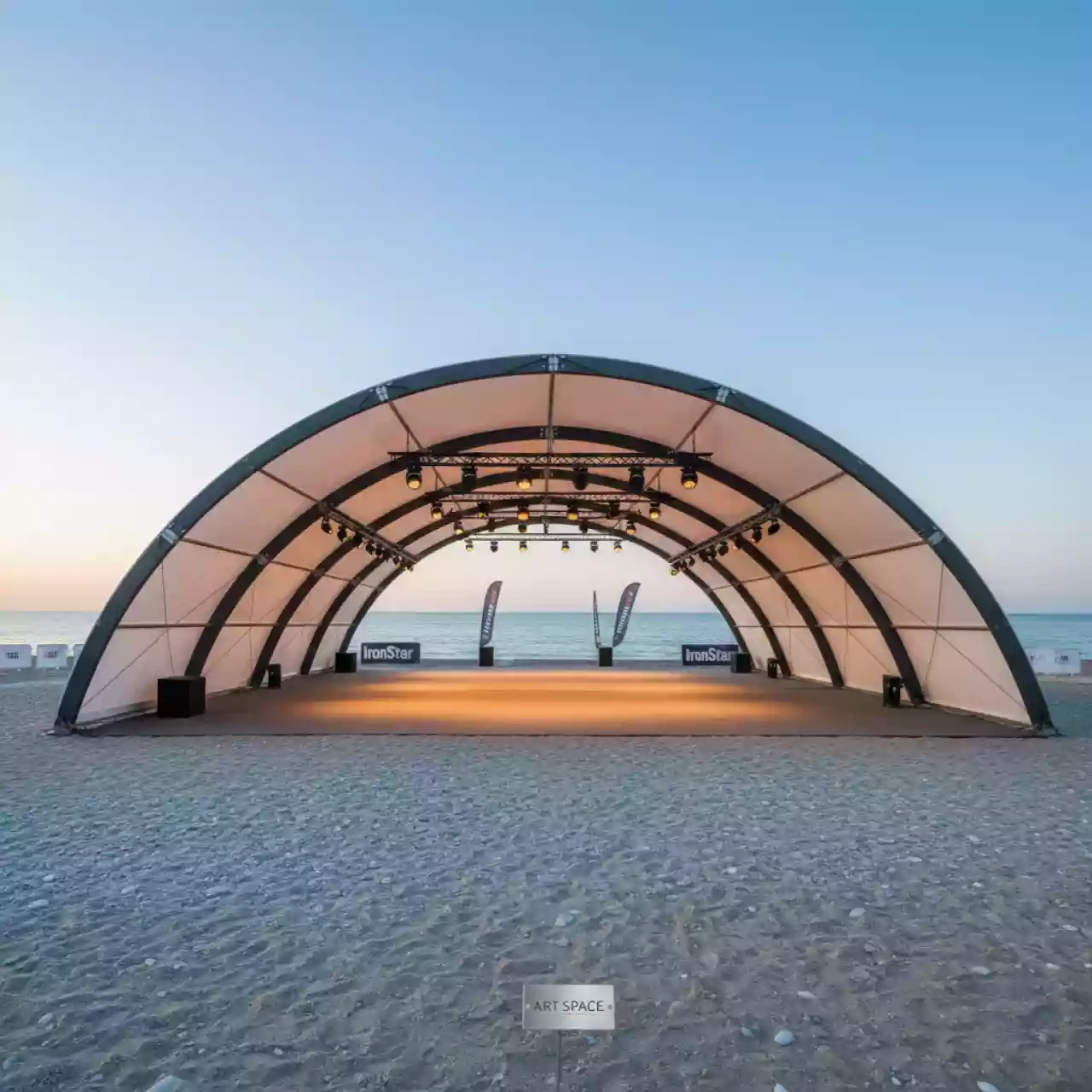 Аренда Тент "Сидней" 20х18 м на пляже «Ривьера» — ART SPACE