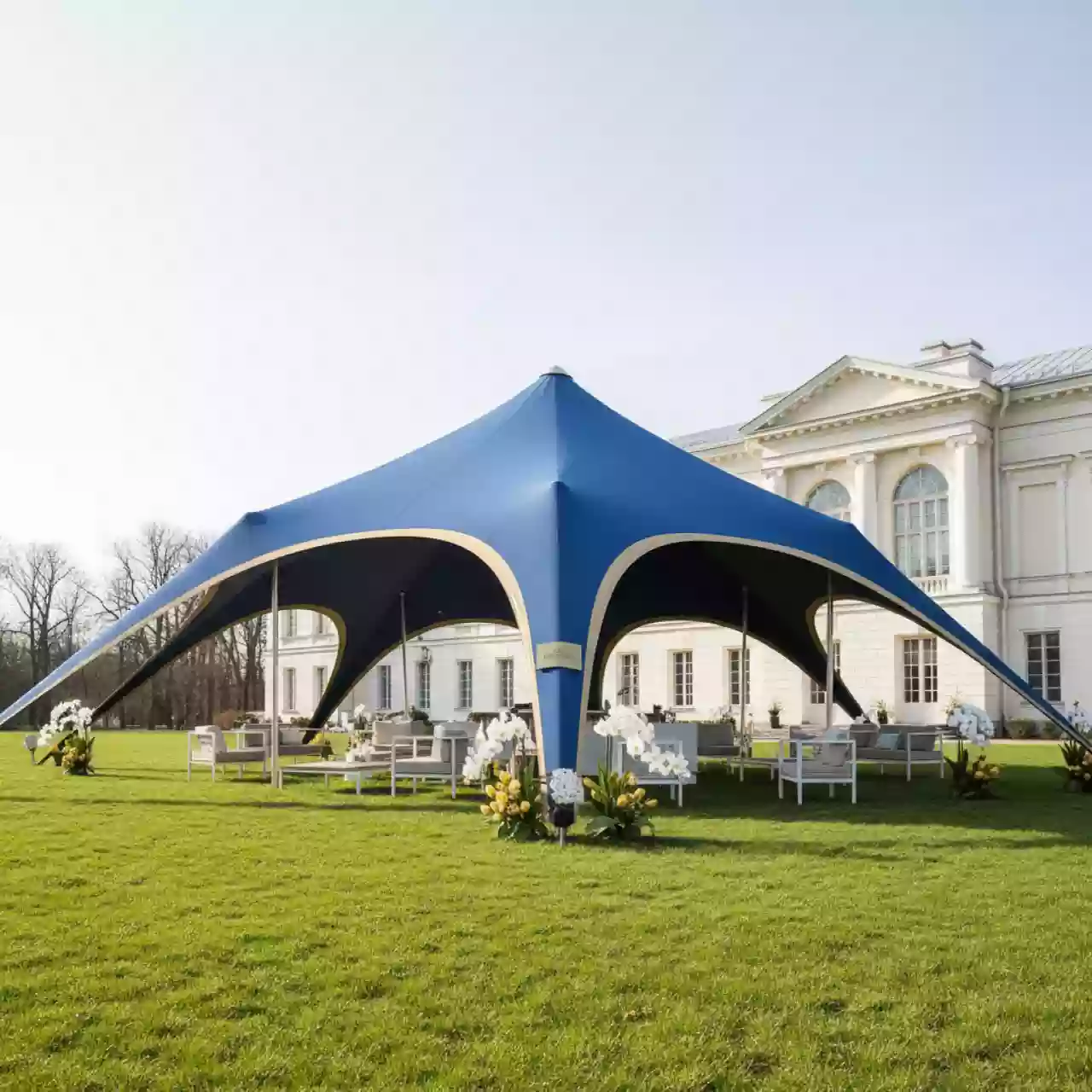 Аренда Тент Звезда 135 м² в усадьбе Голицына — ART SPACE