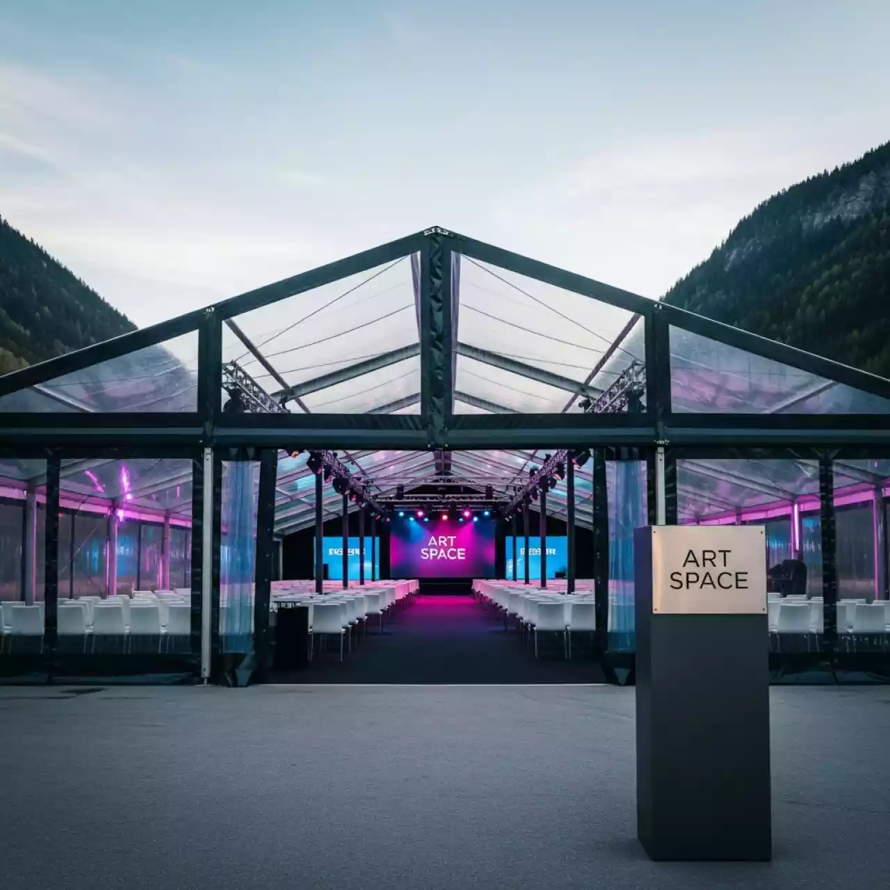 Аренда Тентовая конструкция Röder Big Tent 20 в Panorama by Mercure — ART SPACE