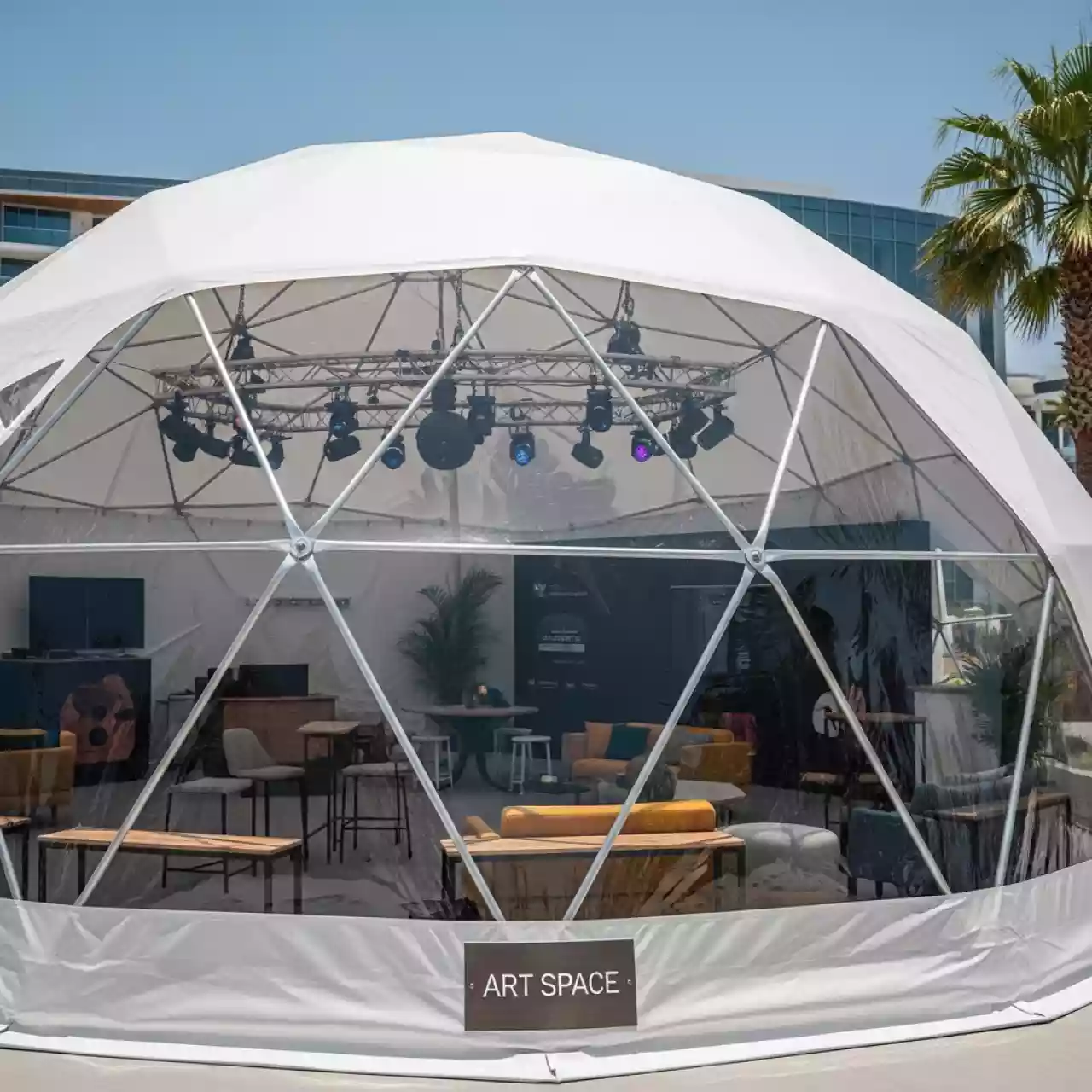 Аренда Тентовая конструкция сфера в Radisson Collection Paradise — ART SPACE