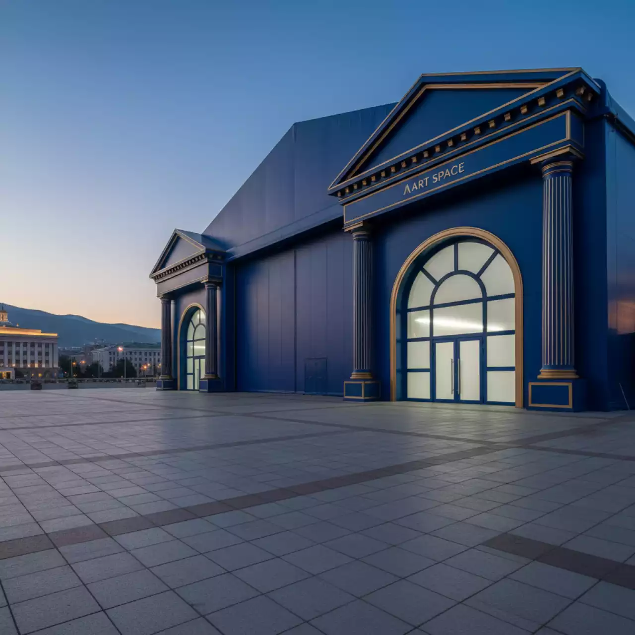 Аренда Тентовый ангар 18х34 м на Медальной площади — ART SPACE