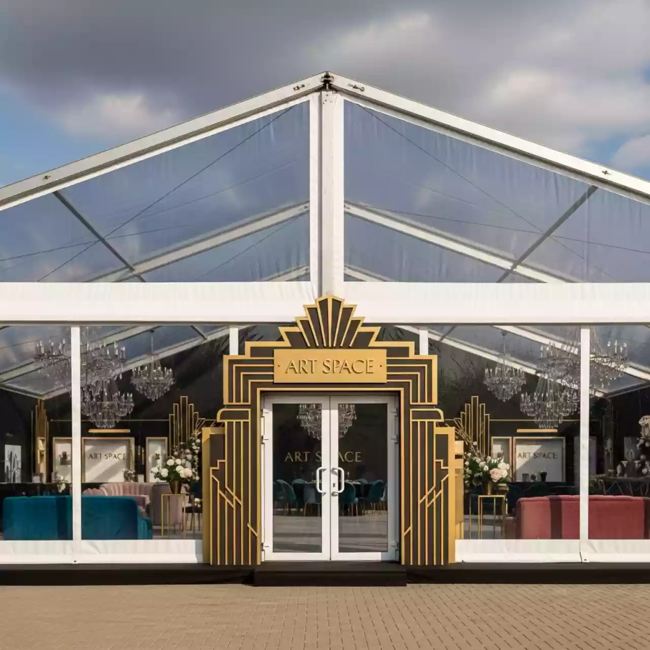 Аренда Тентовый ангар 18х48 м в МФК «Горный» — ART SPACE