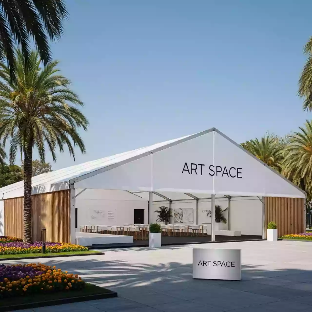 Аренда Тентовый ангар 24х56 м в Mercure Сочи Центр — ART SPACE