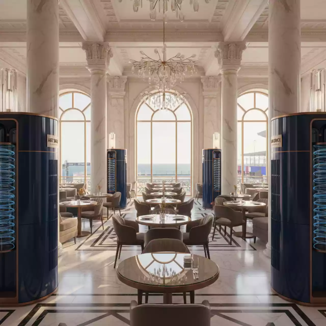 Аренда Тепловое и климатическое оборудование в ресторане «Баран-Рапан» — ART SPACE