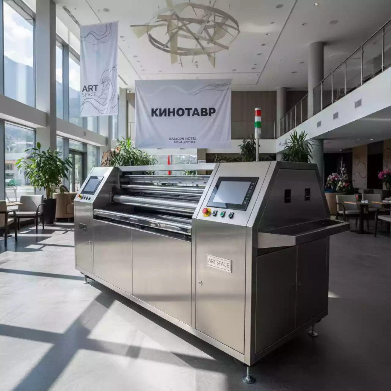 Аренда Термопресс каландровый TitanJet GTM 24 в Radisson Hotel Rosa Khutor — ART SPACE