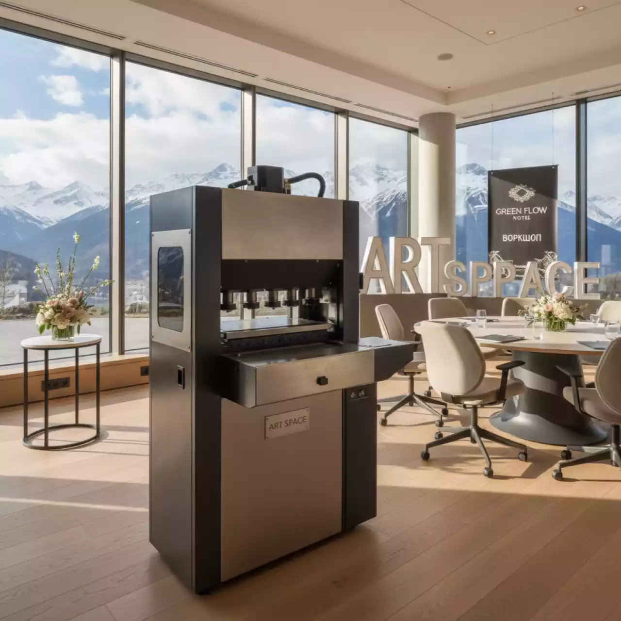 Аренда Тигельный пресс Pripack TYMQ1040 в Green Flow Hotel — ART SPACE