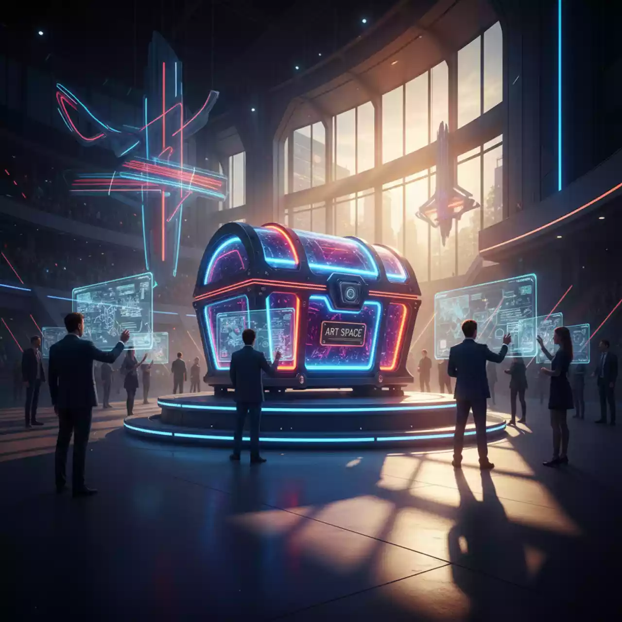 Аренда Тимбилдинг квест "Сундук вернуть Новый год" в Red Arena — ART SPACE