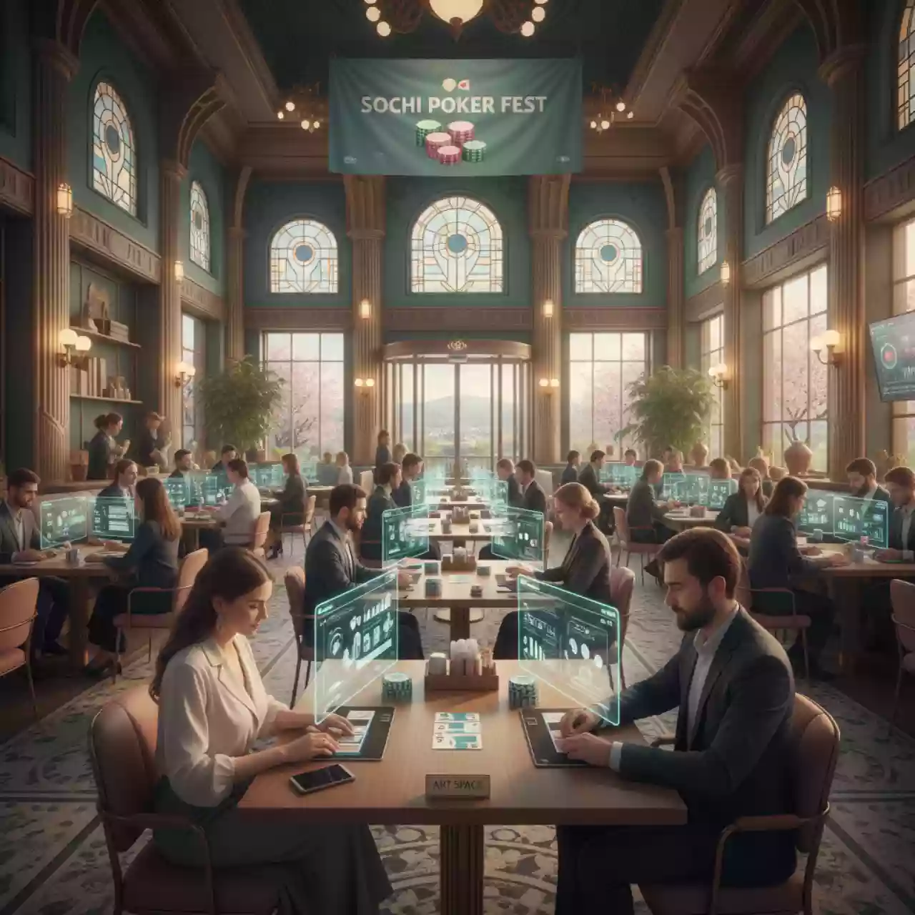 Аренда Тимбилдинг стартап с нейросетями в ресторане «Паруса» — ART SPACE