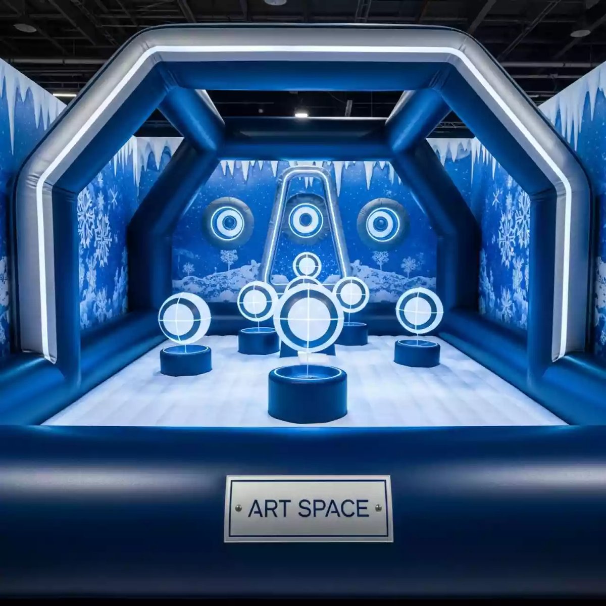 Аренда Тир надувной воздушная мишень в лофте «Студия 21» — ART SPACE
