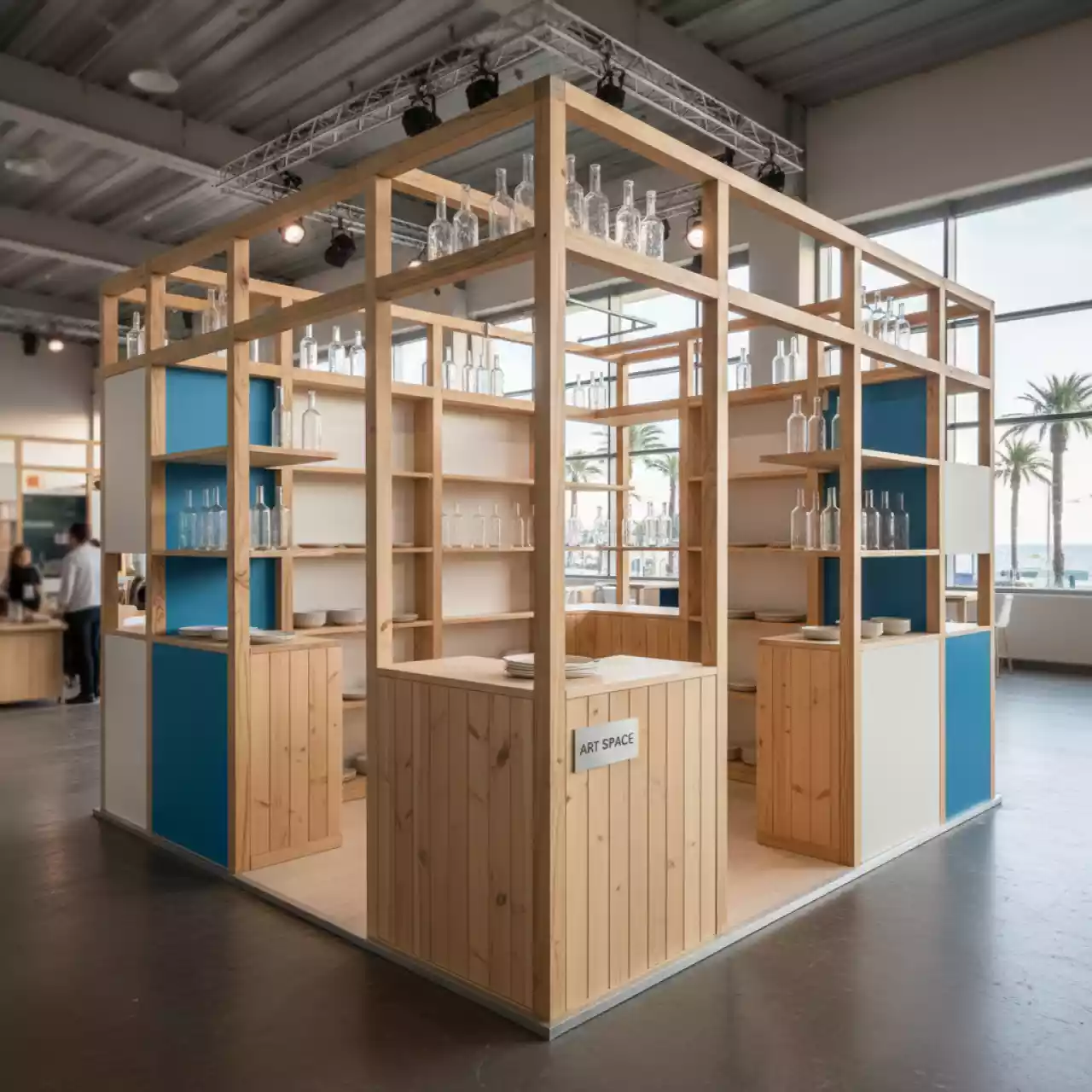 Аренда Торговый островок 3500х3500х1000 мм в отеле Hyatt Regency Sochi — ART SPACE