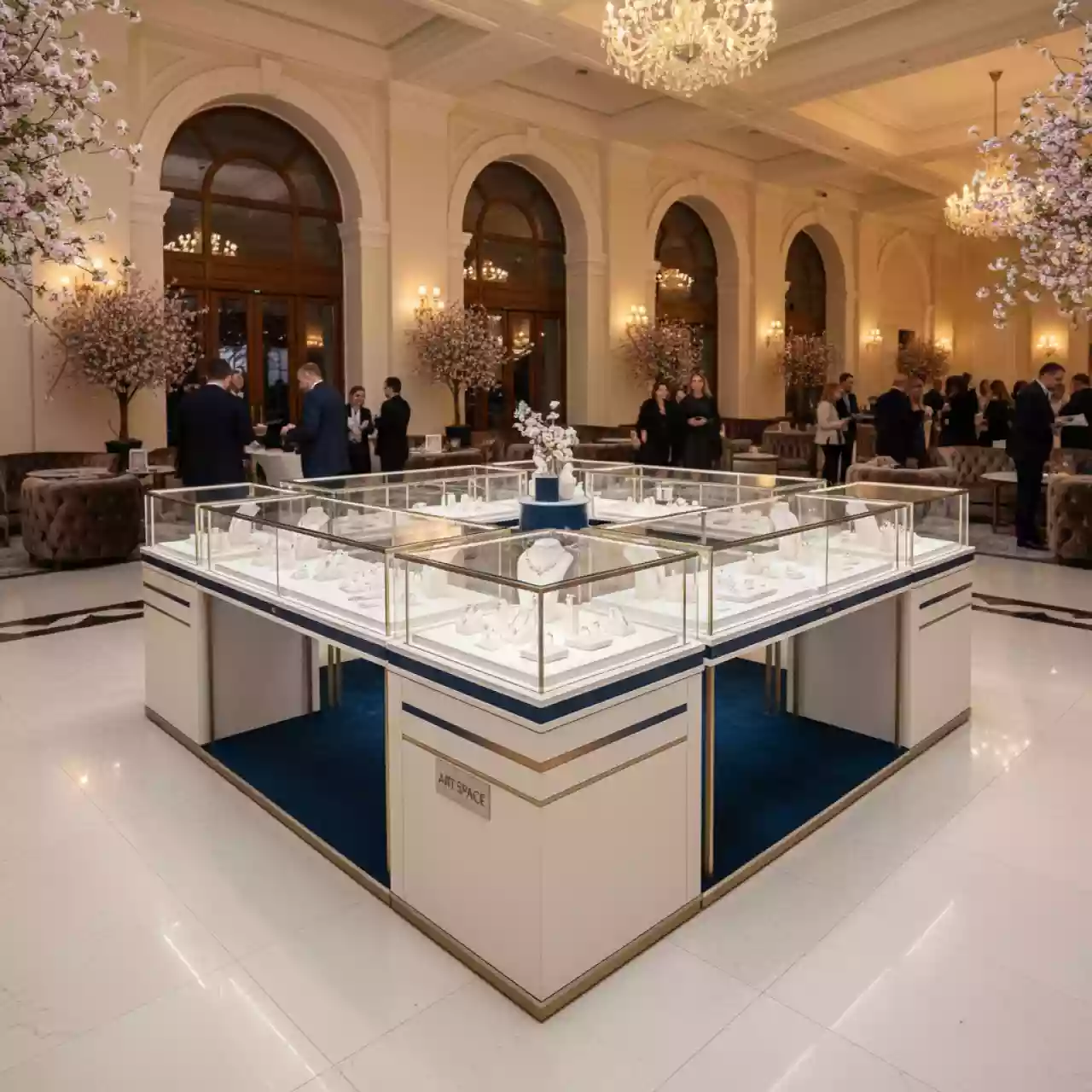 Аренда Торговый островок Самоцветы России 5х2,4 м 12 м² в Sochi Marriott Krasnaya Polyana — ART SPACE