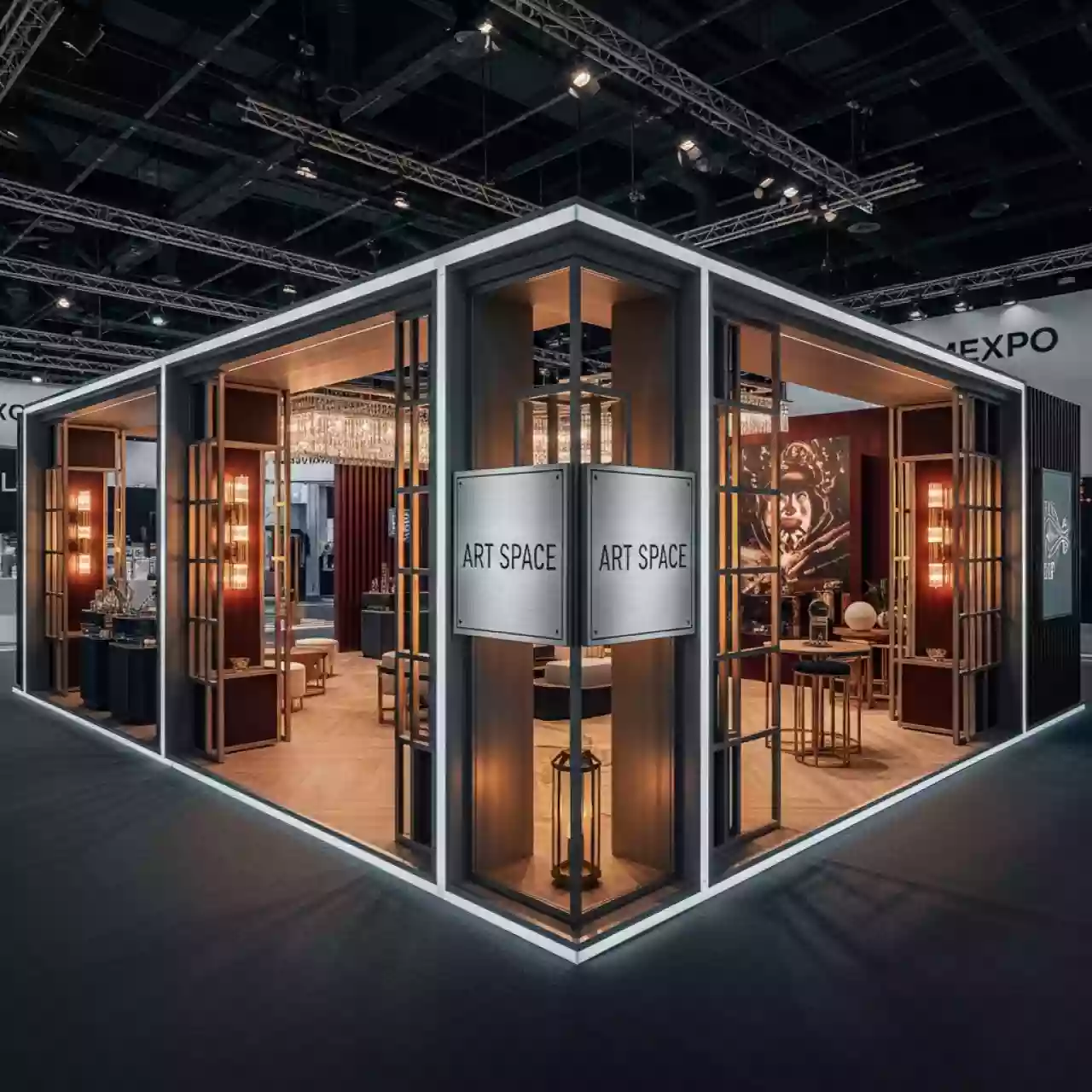 Аренда Торговый павильон Trade RT 98.2 open в банкетном зале «Дельфин» — ART SPACE