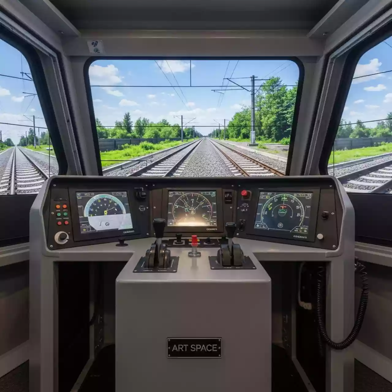 Аренда Тренажер учебный машиниста электровоза 3ЭС5К Ермак в Golden Tulip Rosa Khutor — ART SPACE