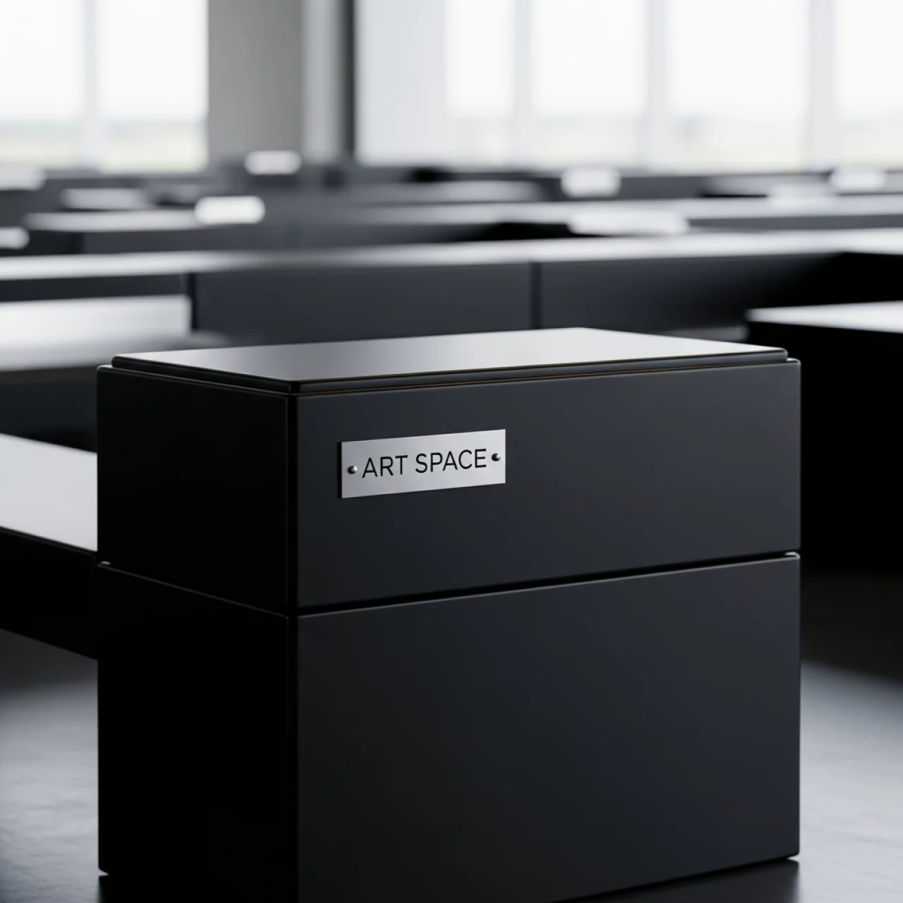 Аренда Трибуна черная Оптима 50х50х120 см в отеле Hyatt Regency Sochi — ART SPACE