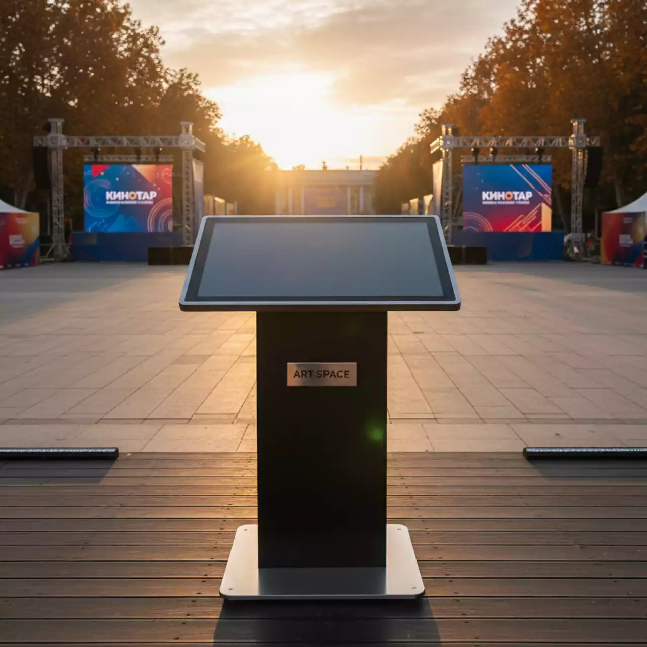 Аренда Трибуна интерактивная Wize NeoLine WSP 27NL на Медальной площади — ART SPACE