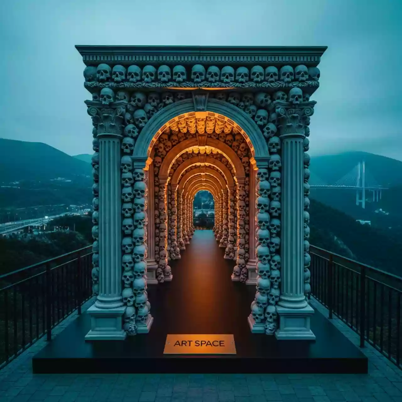 Аренда Туннель черепов в Skypark Sochi — ART SPACE