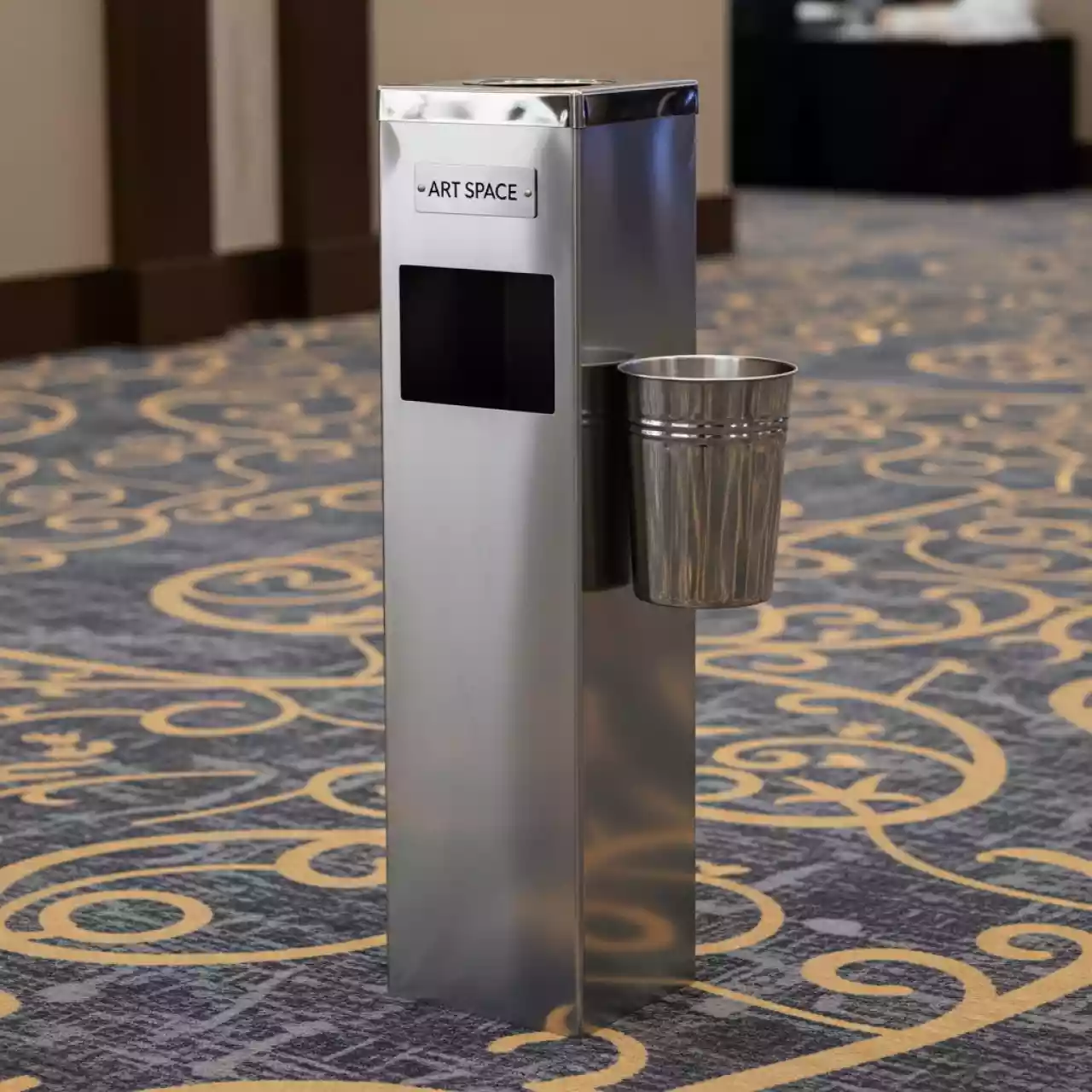 Аренда Урна с пепельницей и ведром из нержавеющей стали в казино «Сочи» — ART SPACE