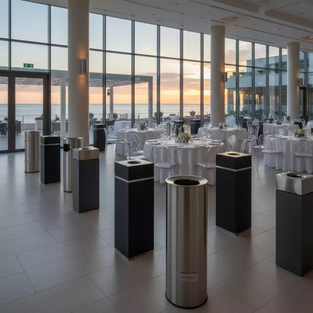 Аренда Урны пепельницы в банкетном зале «Дельфин» — ART SPACE