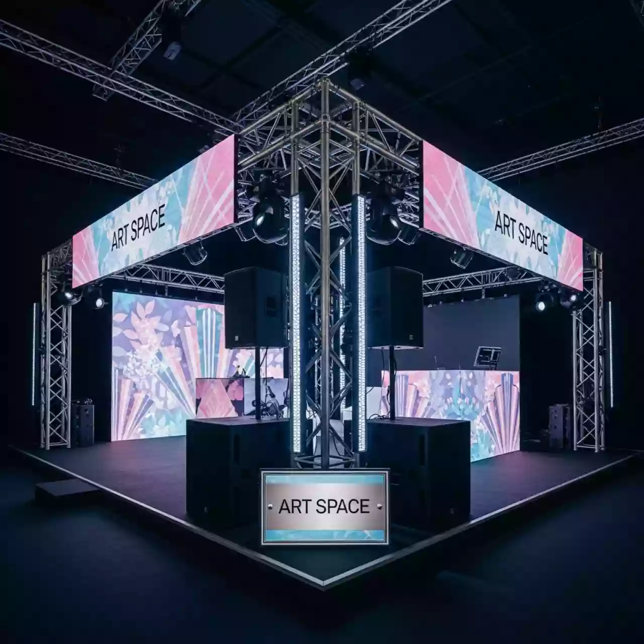 Аренда Установка павильона из ферм инсталляция звука света и экрана в Stella di Mosca — ART SPACE