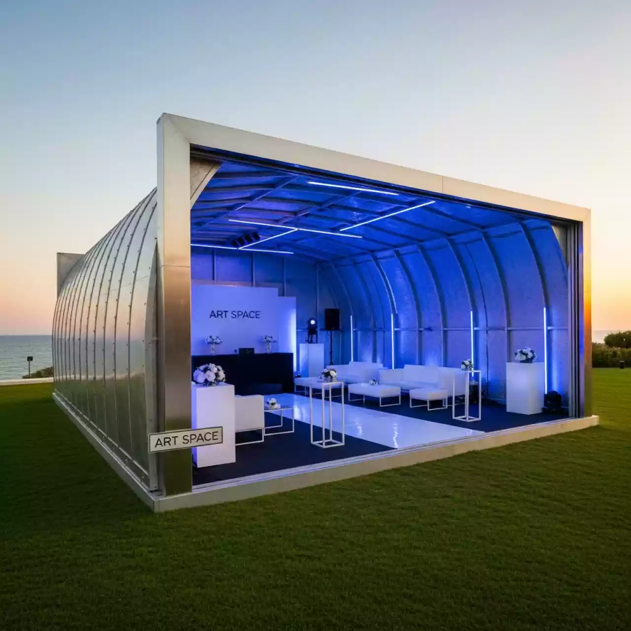 Аренда Утепление бескаркасных ангаров в Radisson Collection Paradise — ART SPACE