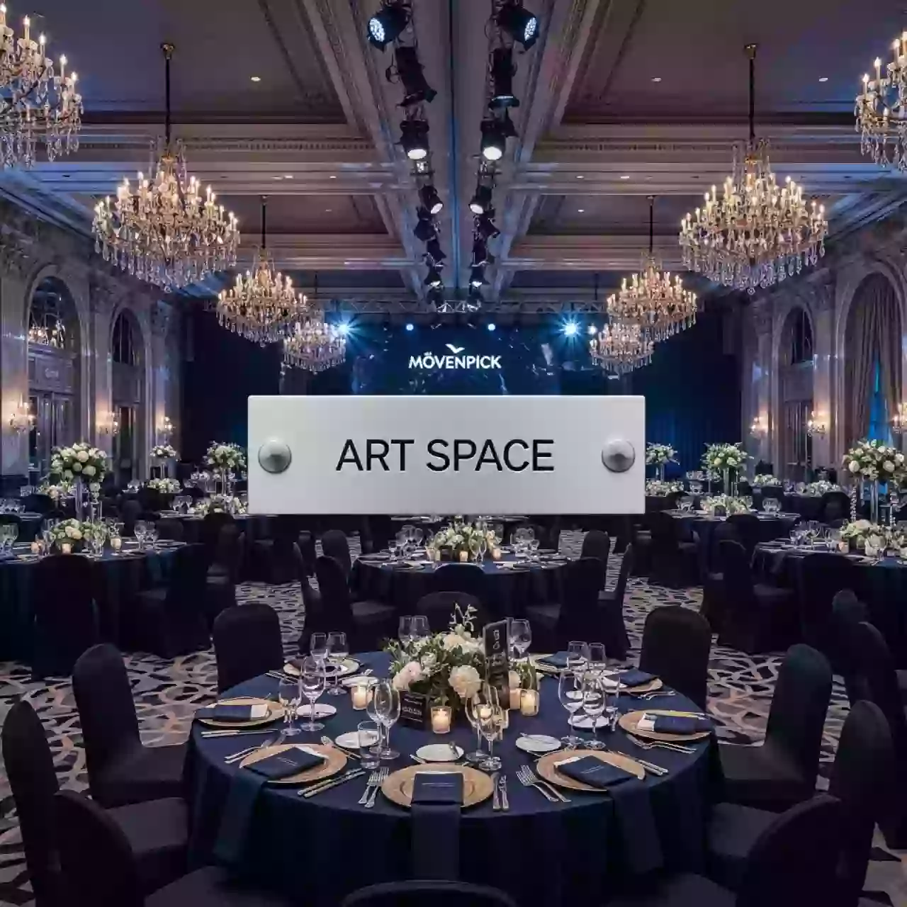 Аренда Утренники новогодние для крупной компании в Mövenpick Hotel — ART SPACE