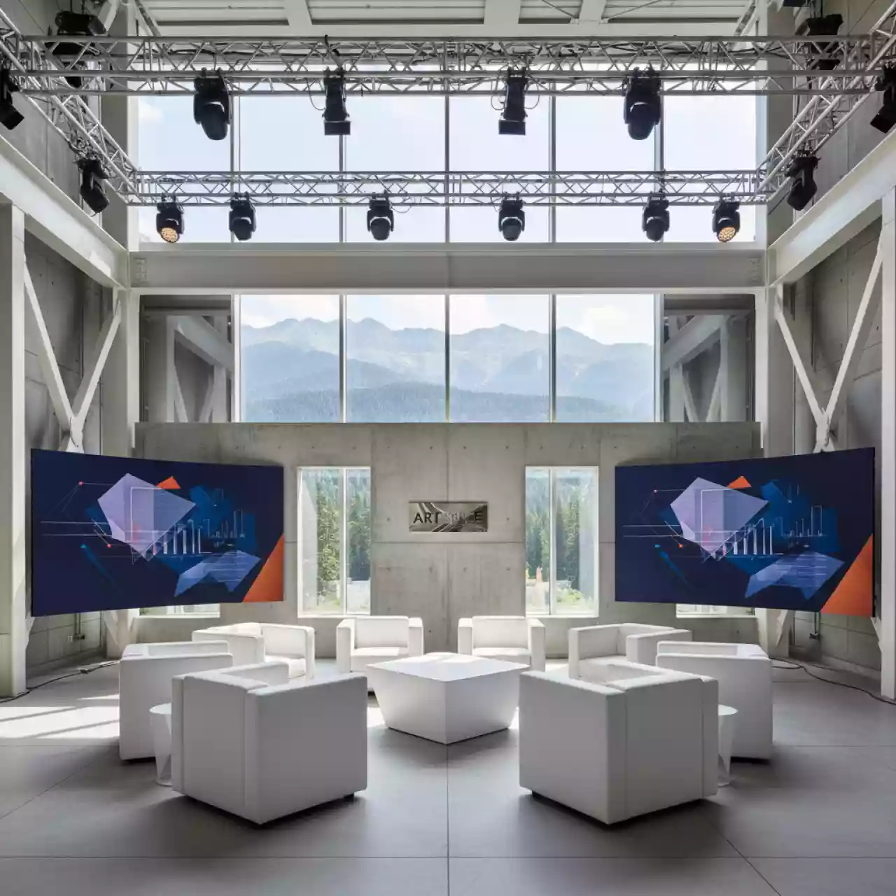 Аренда Вечеринка белая в Гранд Отель Поляна — ART SPACE