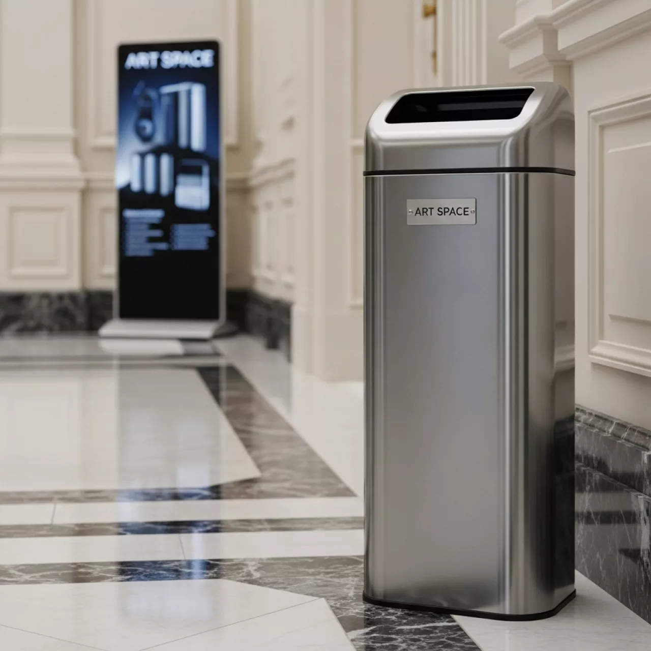 Аренда Ведро сенсорное для мусора 40 л в Boutique Hotel PORTUM 1905 — ART SPACE