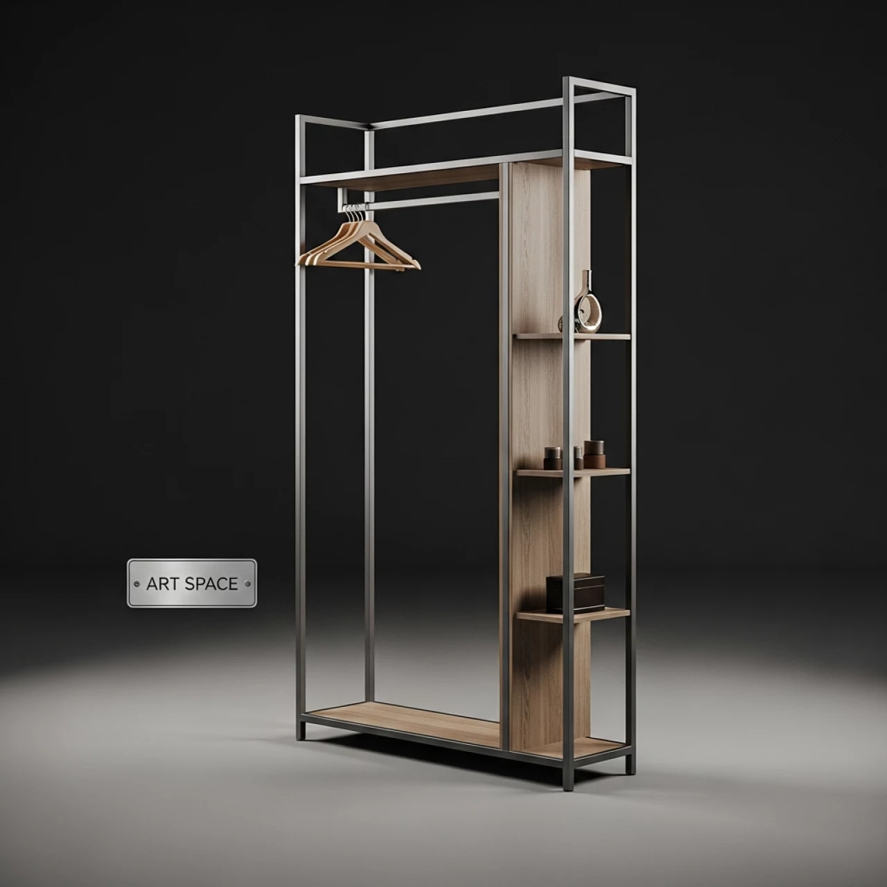 Аренда Вешалка шкаф напольная для одежды Helex Home W 34 в Grand Karat Sochi — ART SPACE