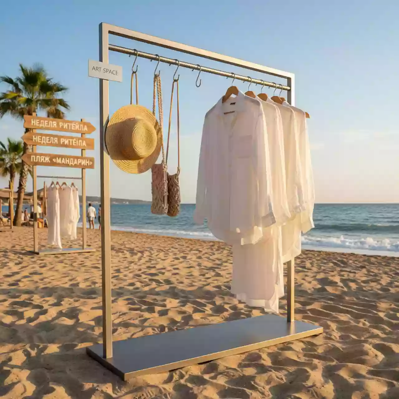 Аренда Вешало Andromeda на пляже «Мандарин» — ART SPACE