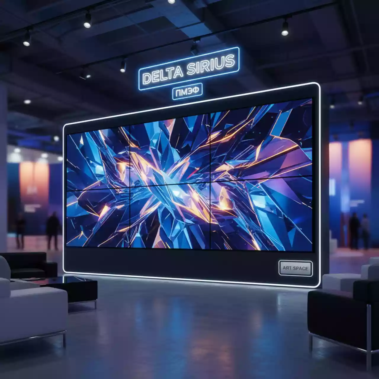 Аренда Видеостена BOE VE46L A 3х2 в Delta Sirius — ART SPACE