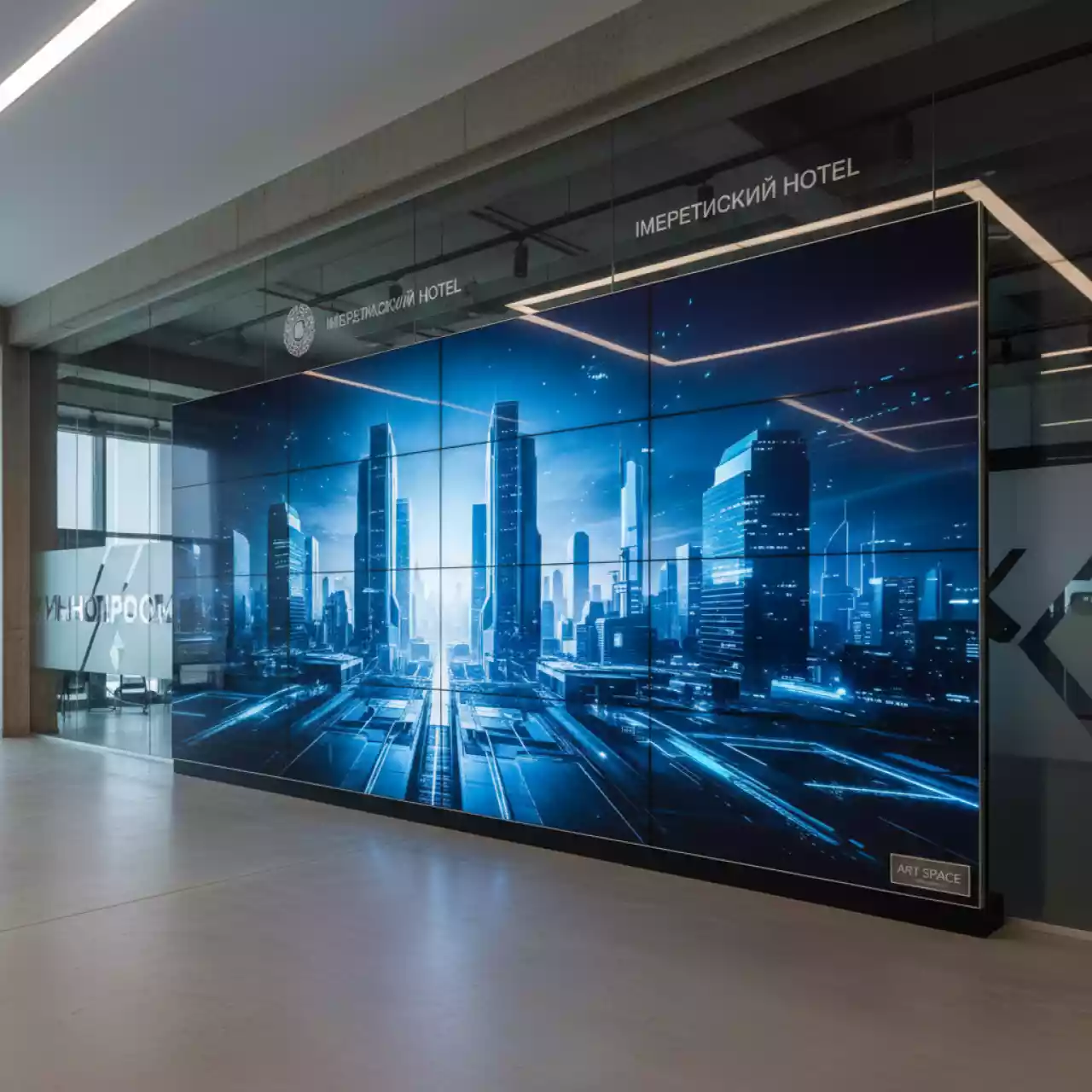 Аренда Видеостена Geckotouch LED WALL Plus 180 в Imeretinskiy Hotel — ART SPACE