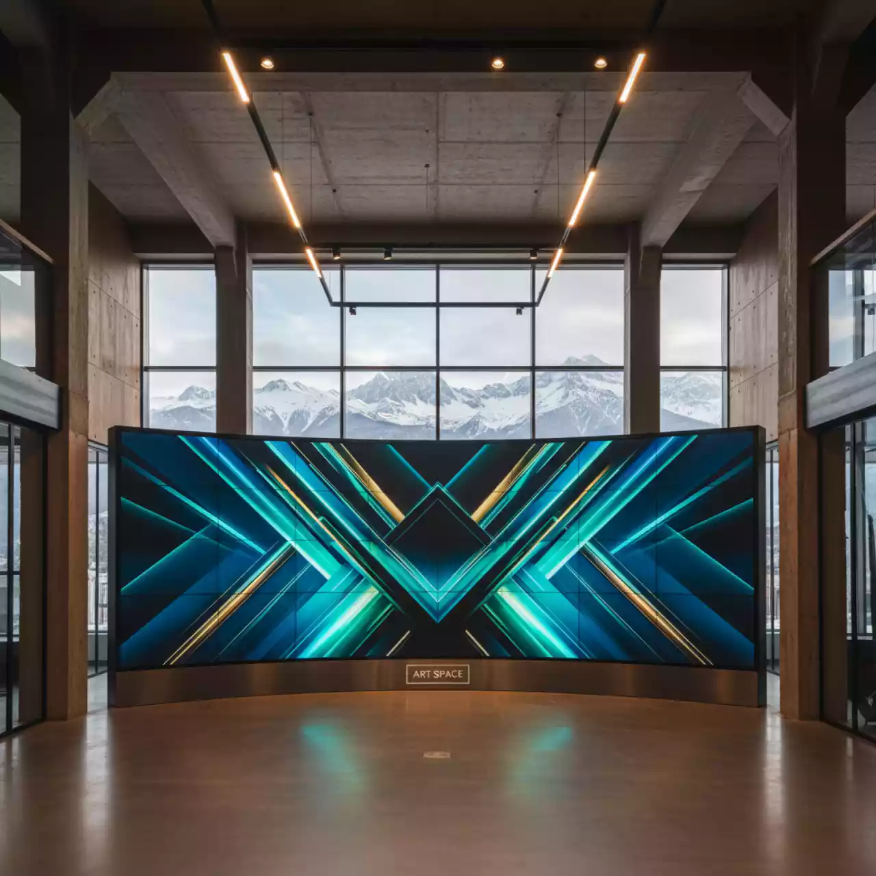 Аренда Видеостена Geckotouch LED WALL Plus Ultra wide 199 в Skypark Sochi — ART SPACE