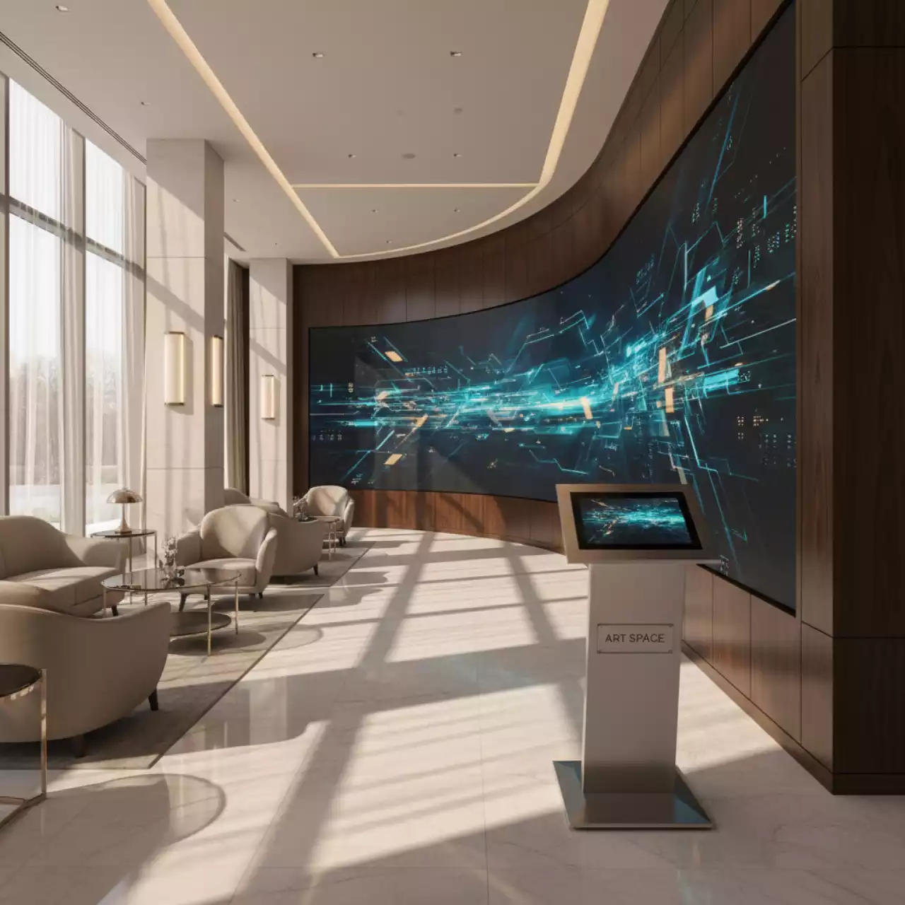 Аренда Видеостена Geckotouch LED WALL Plus Ultra wide 249 в Rodina Grand Hotel & SPA — ART SPACE