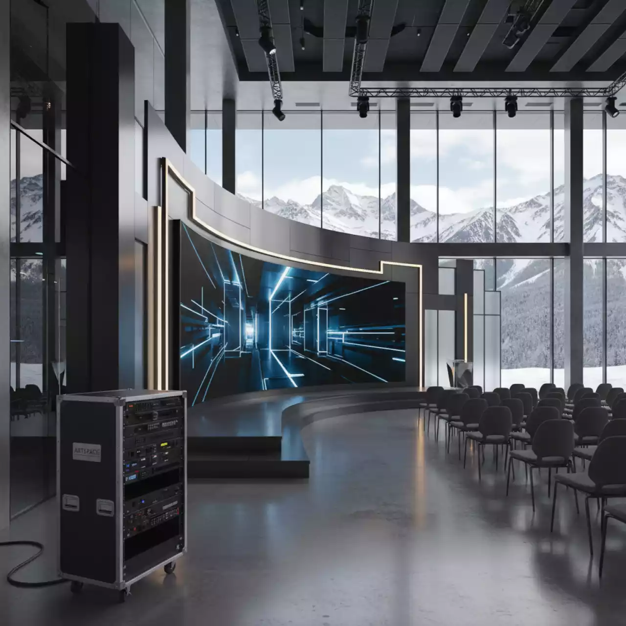 Аренда Видеостена LED LG LSCB025 GK в Rixos Krasnaya Polyana — ART SPACE