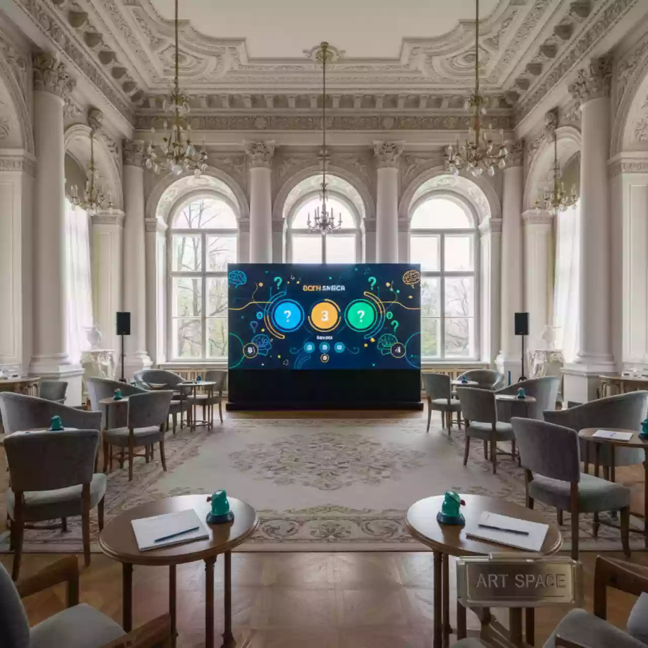 Аренда Видеостена Orion 4х3 м модули OLM 4620 в усадьбе Голицына — ART SPACE