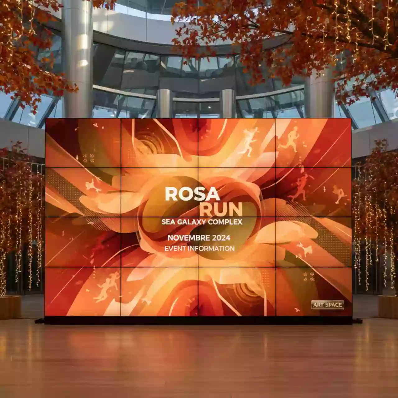 Аренда Видеостена Samsung VH55TE 4x4 в комплексе Sea Galaxy — ART SPACE