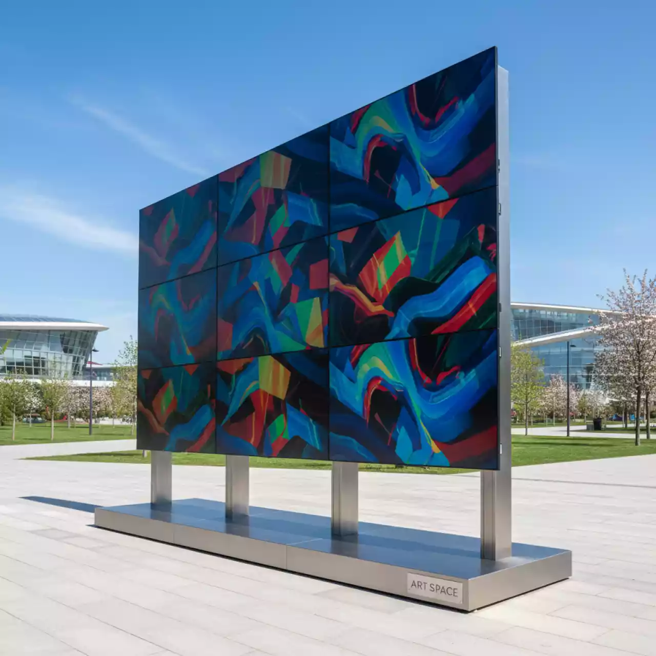 Аренда Видеостены Sharp PN V701 3х3 в парке «Ривьера» — ART SPACE