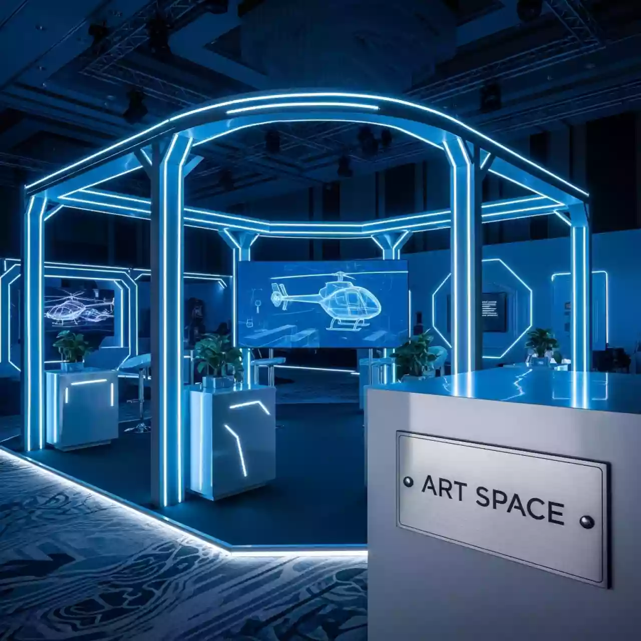 Аренда Выставка вертолетной промышленности HeliRussia 2020 в Courtyard by Marriott Sochi — ART SPACE