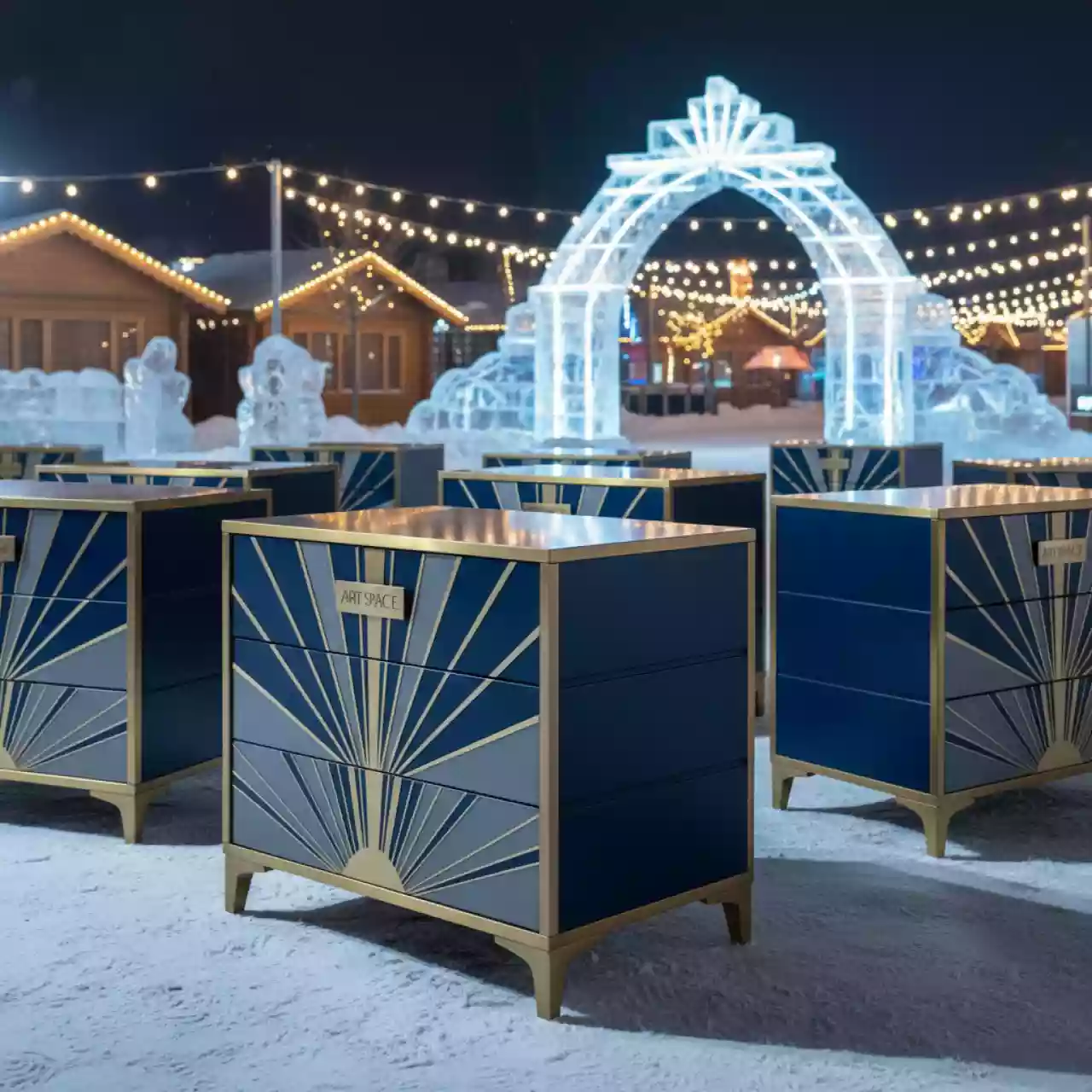 Аренда Ящики выдвижные с доводчиком в этно-парке «Моя Россия» — ART SPACE